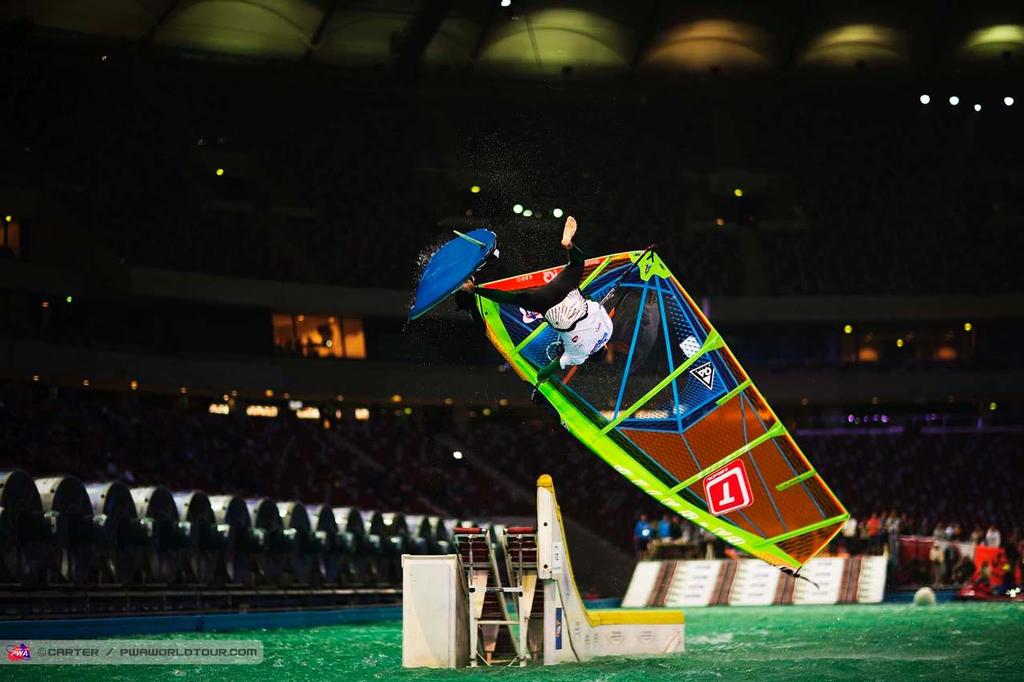 Thomas Traversa - 2014 Warsaw Indoor PWA World Cup ©  Carter/pwaworldtour.com http://www.pwaworldtour.com/